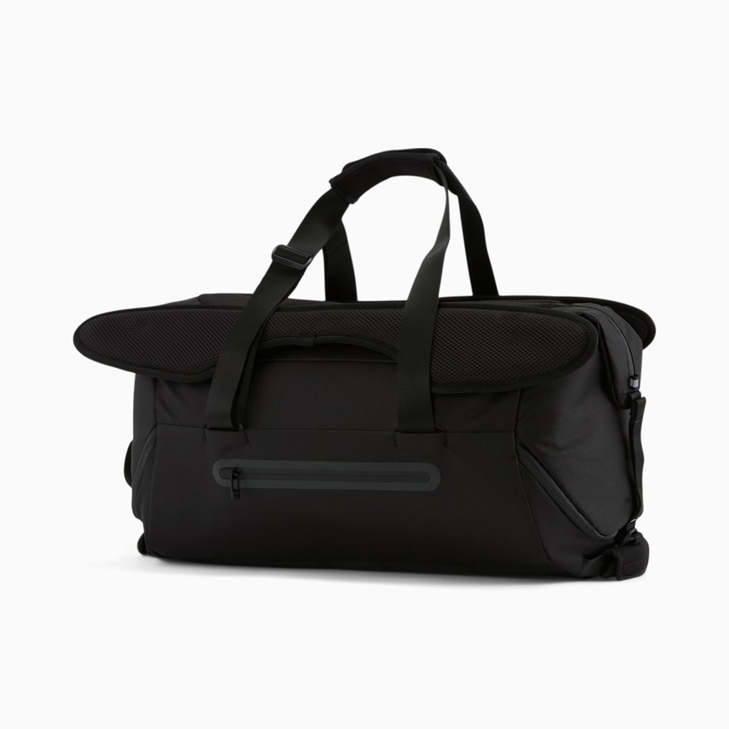 Jet Black Puma Porsche Design Duffle Men's Bag | 9207LGUDR