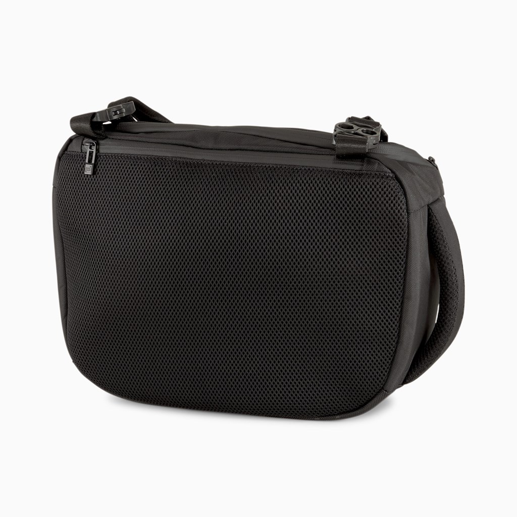 Jet Black Puma Porsche Design Utility Daily Men's Bag | 2645EXVUA