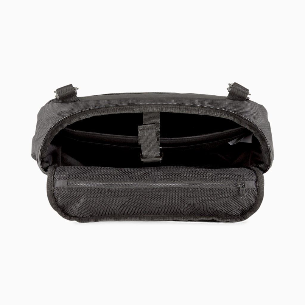 Jet Black Puma Porsche Design Utility Daily Men's Bag | 2645EXVUA