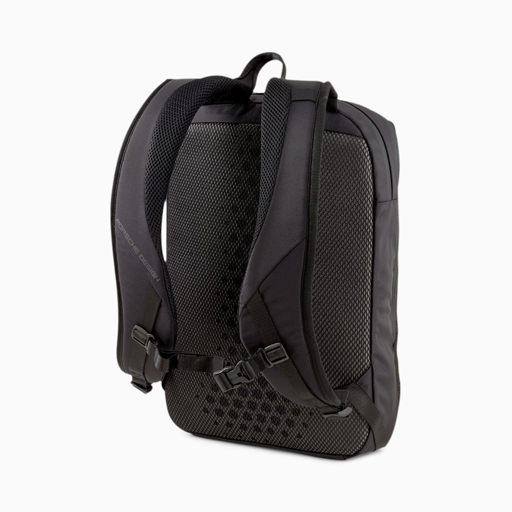 Jet Black Puma Porsche Design evoKNIT Men's Backpack | 7230VZLAT