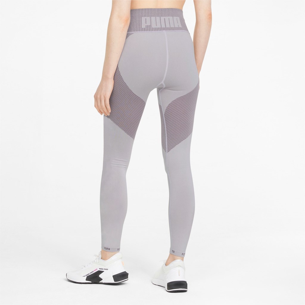 Lavender Fog / Grape Wine Puma FormKnit Seamless High Waist 7/8 Training Women's Leggings | 1659LXGTJ