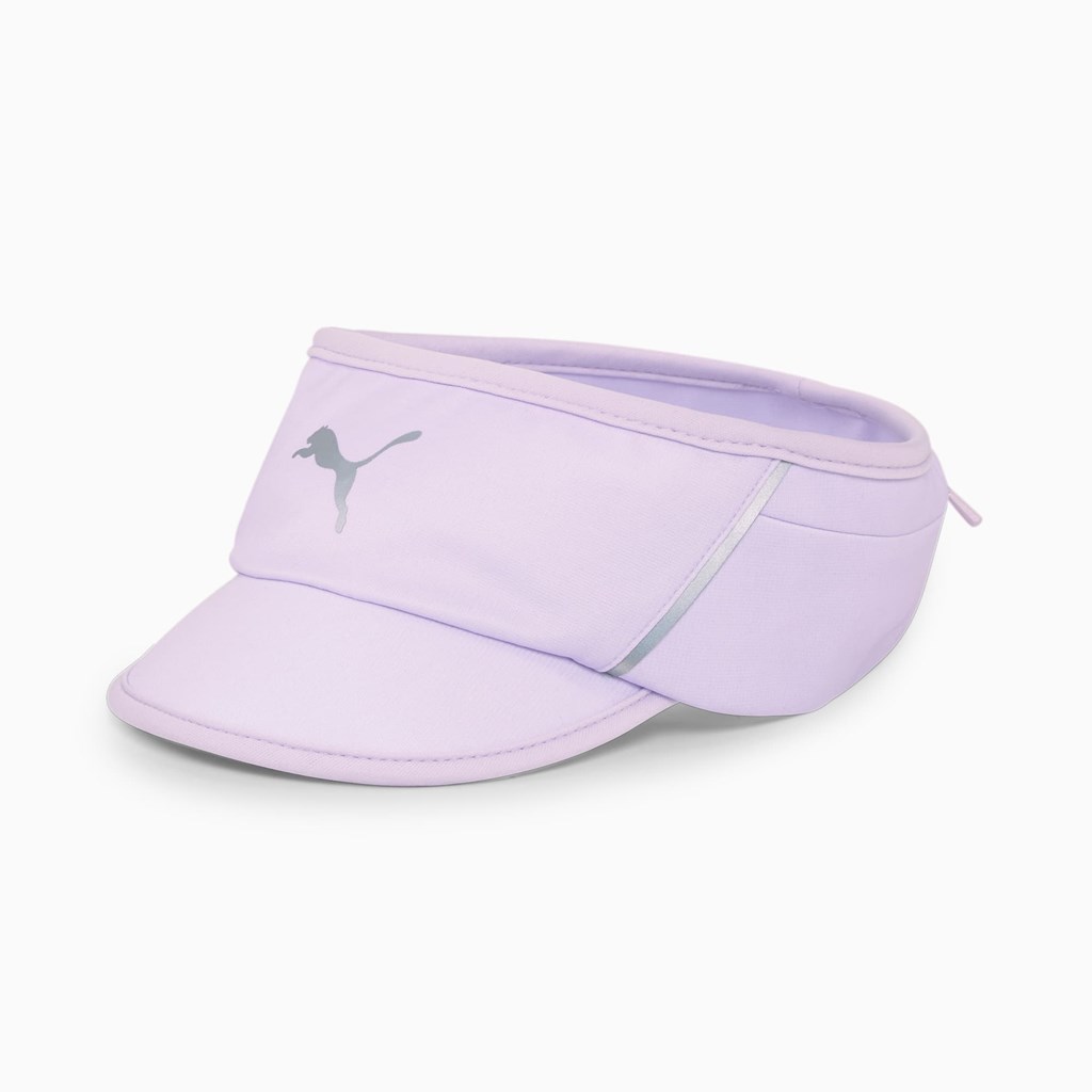 Lavender Fog Puma Running Visor Headband Men\'s Headband | 4726RHQNB