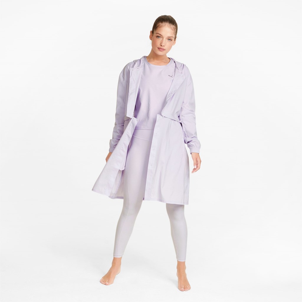 Lavender Fog Puma Studio Convert Flow Training Women's Jacket | 3520FSODX