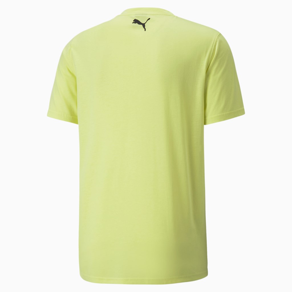 Lemon Sherbert Puma All Tournament Basketball Men's Tee | 9032ADXFO