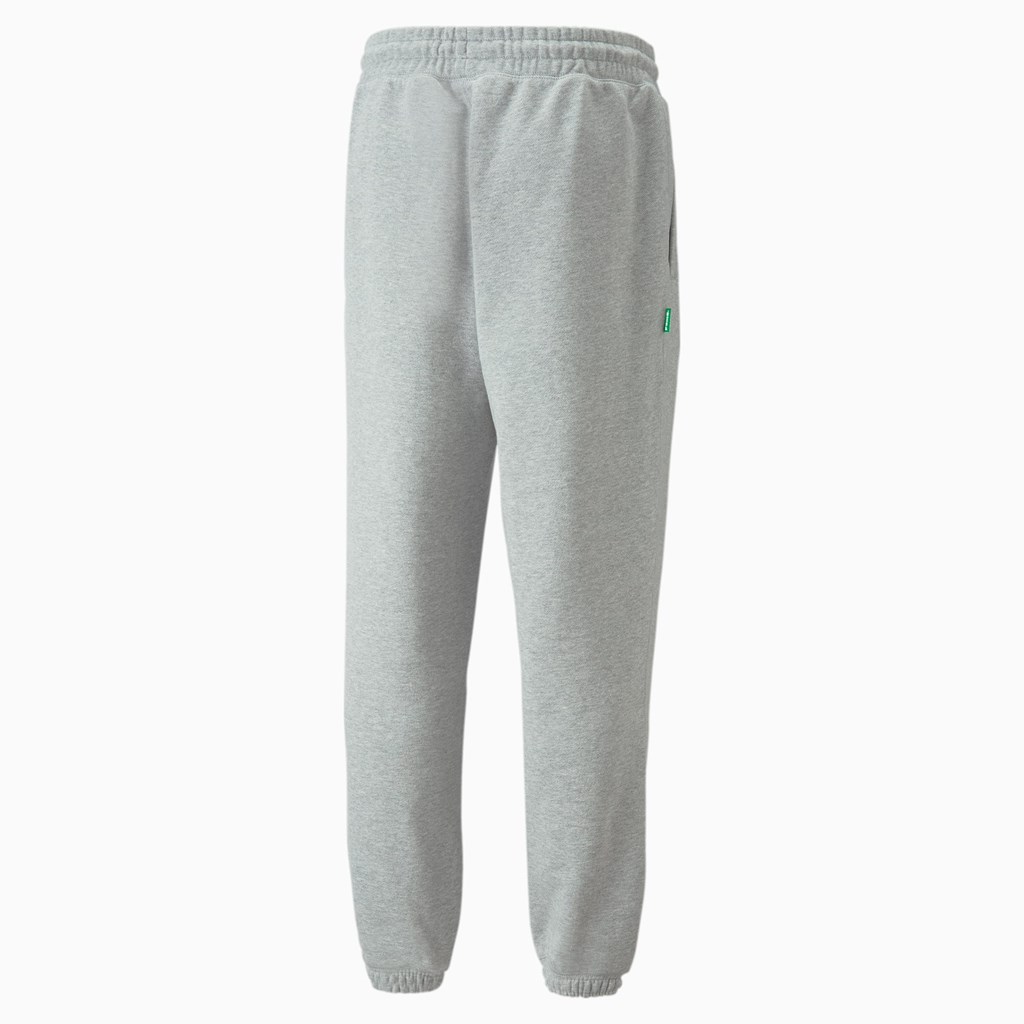 Light Gray Heather Puma PUMA x BUTTER GOODS Men's Sweatpants | 0641FZOMX