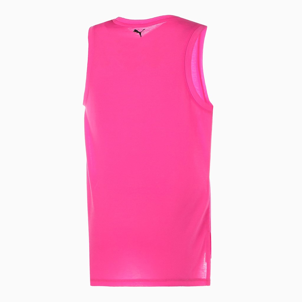 Luminous Pink Puma PUMA x BARBELLS FOR BOOBS Muscle Training Women's Tank Top | 6152TOCLI