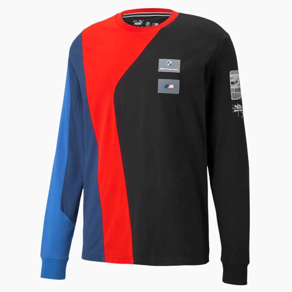 Marina / Blueprint / High Risk Red Puma BMW M Motorsport Street Long Sleeve Men's Tee | 2745JGCRW