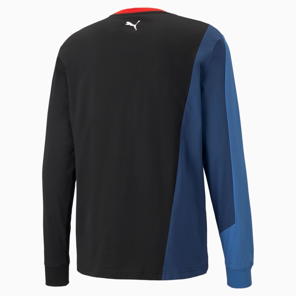 Marina / Blueprint / High Risk Red Puma BMW M Motorsport Street Long Sleeve Men's Tee | 2745JGCRW