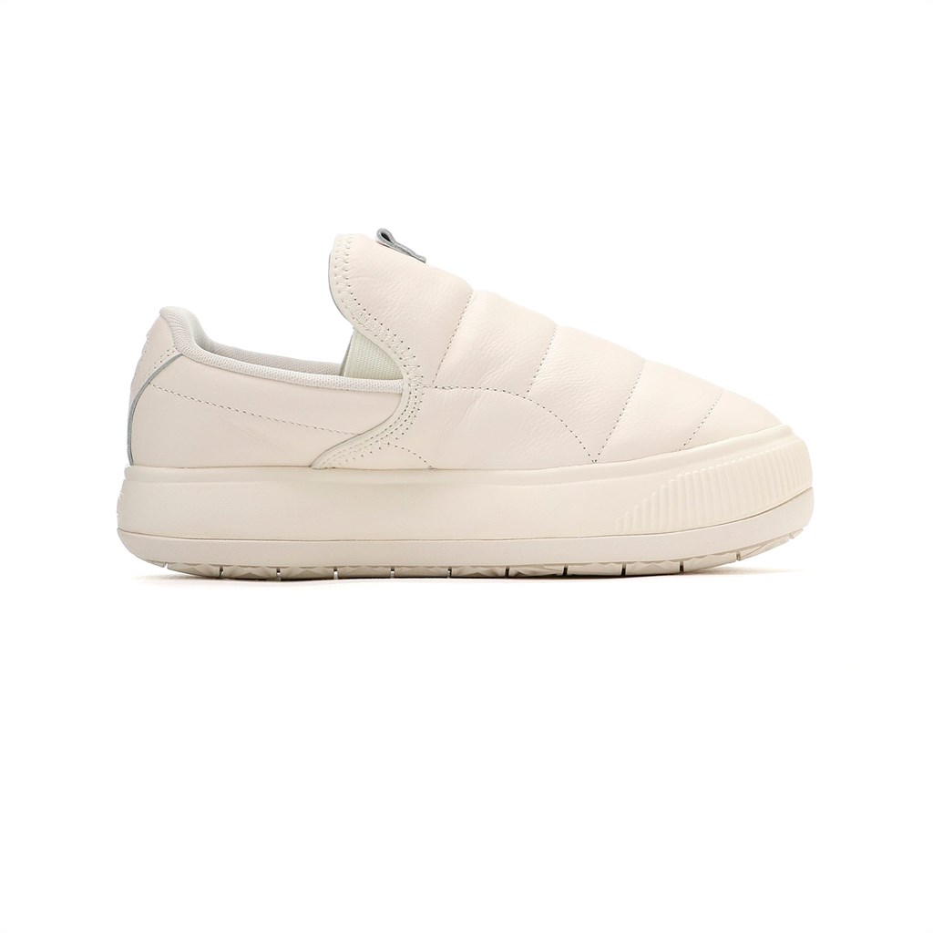 Marshmallow White Puma Suede Mayu Slip-On Leather  Women's Shoes | 8710CUDXI