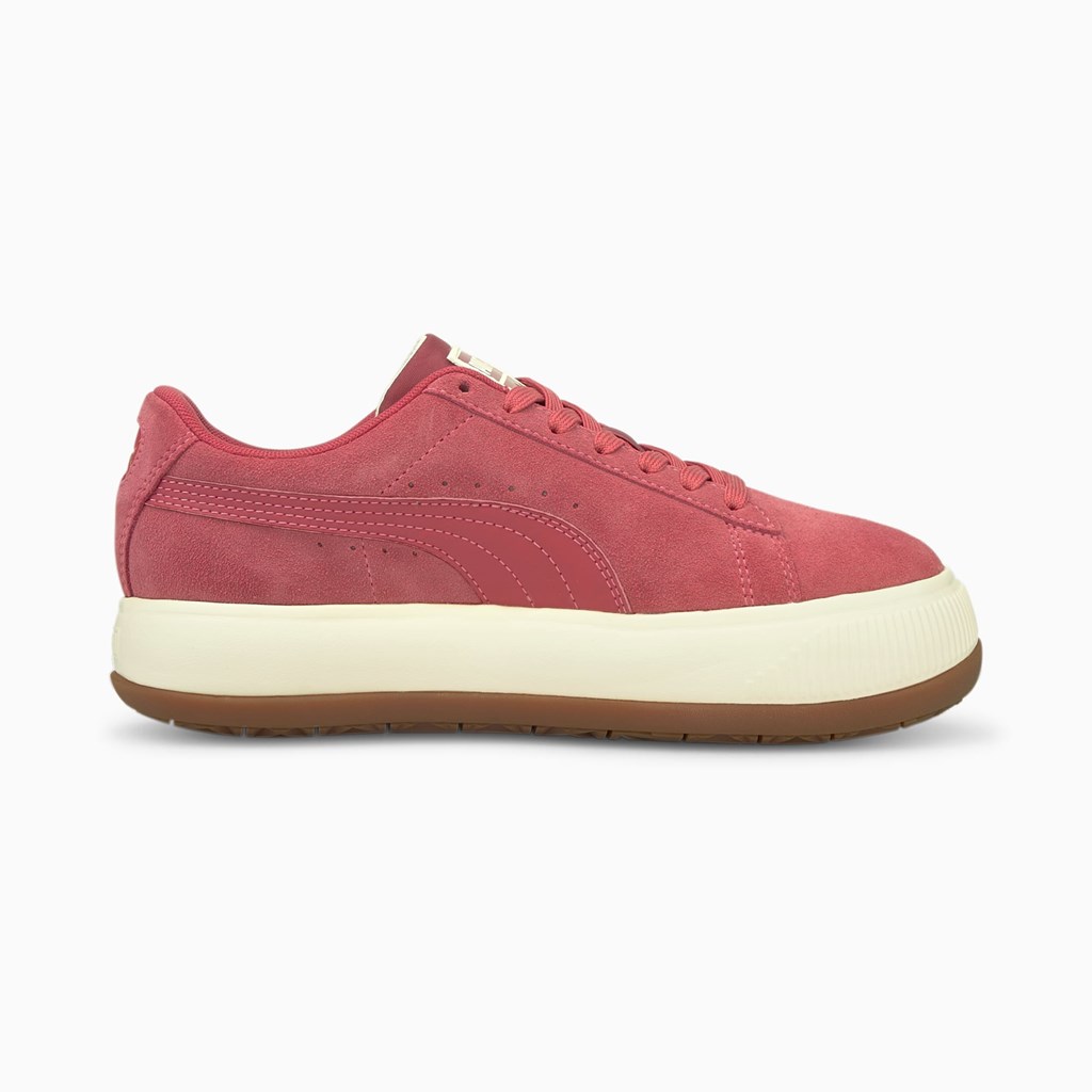 Mauvewood / Marshmallow / Gum Puma Suede Mayu  Women's Sneakers | 2159NFQRJ