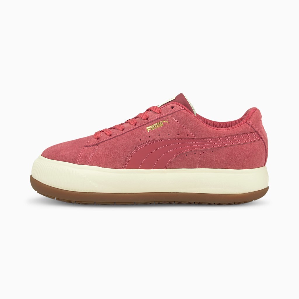 Mauvewood / Marshmallow / Gum Puma Suede Mayu  Women\'s Sneakers | 2159NFQRJ