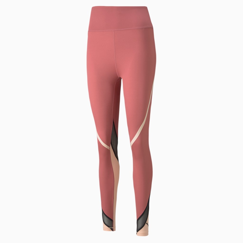 Mauvewood / Peach Parfait Puma EVERSCULPT Full-Length Q4 Training Women's Leggings | 2475WXODY