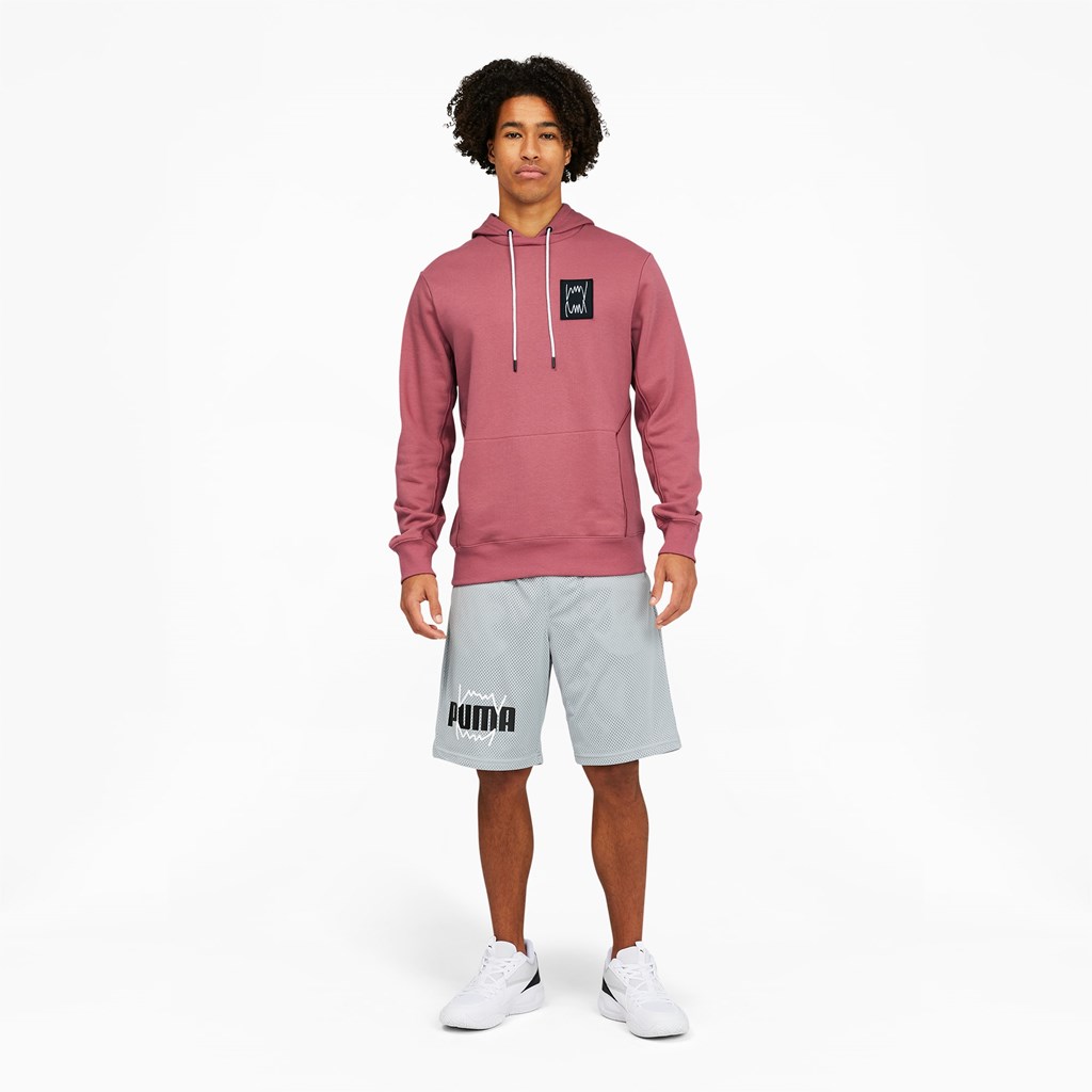 Mauvewood Puma Pivot Basketball Men's Hoodie | 8390AKYHC