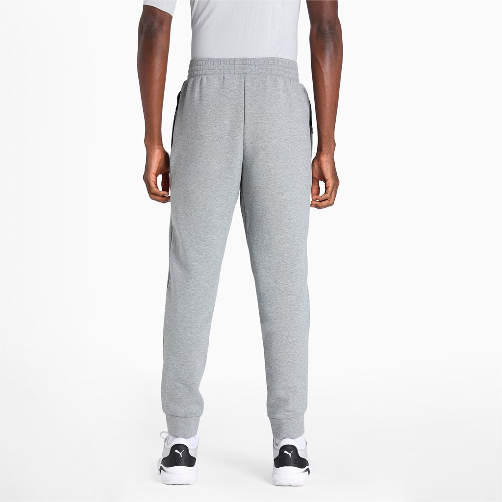 Medium Gray Heather / Medium Gray Heather Puma Dime Basketball Men's Pants | 9501DLJIS