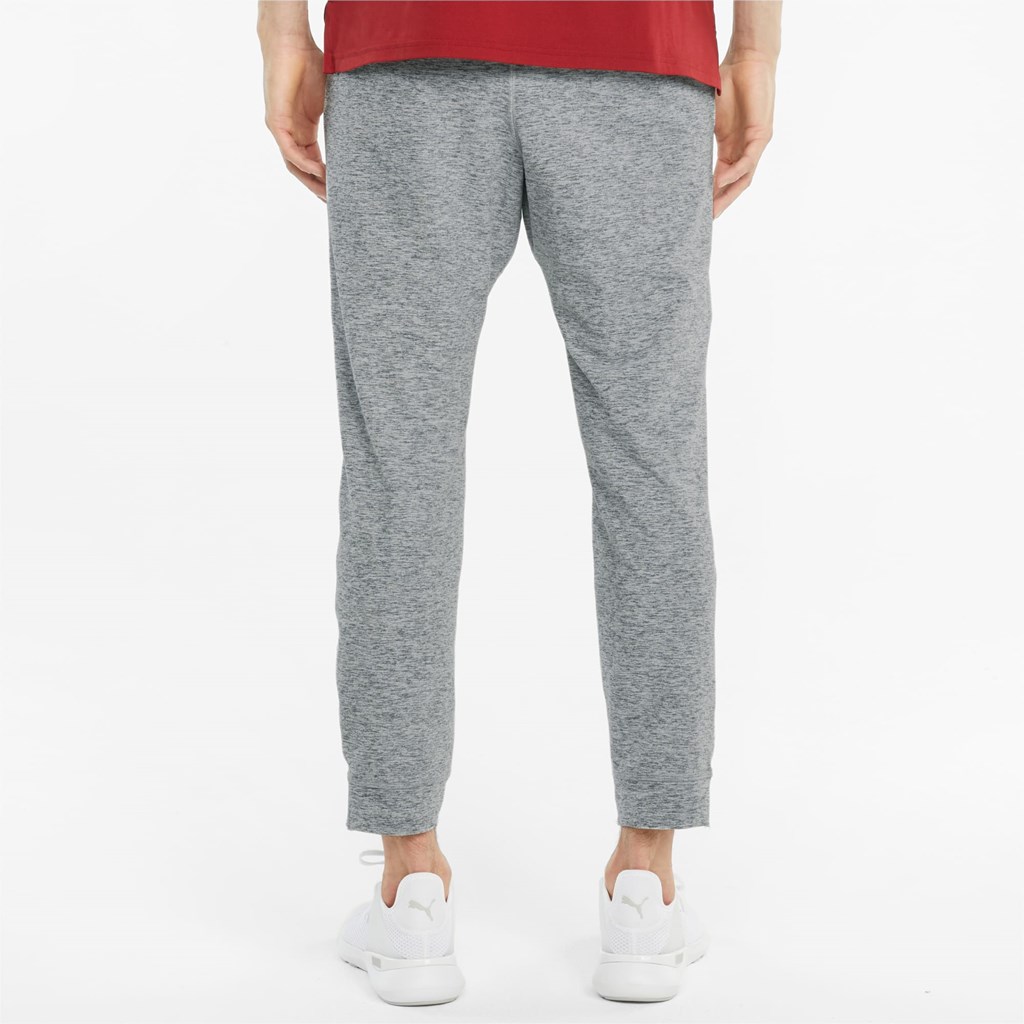 Medium Gray Heather Puma CLOUDSPUN Training Men's Pants | 0592HKTPX