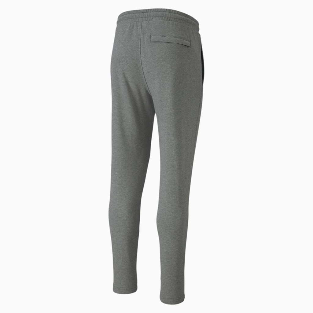 Medium Gray Heather Puma Classics Men's Sweatpants | 9175SIKMY