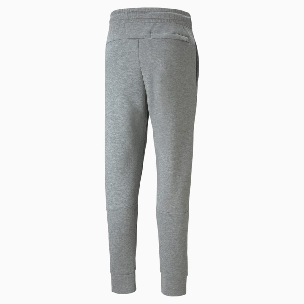 Medium Gray Heather Puma Classics Tech Men's Pants | 9718LOTXE