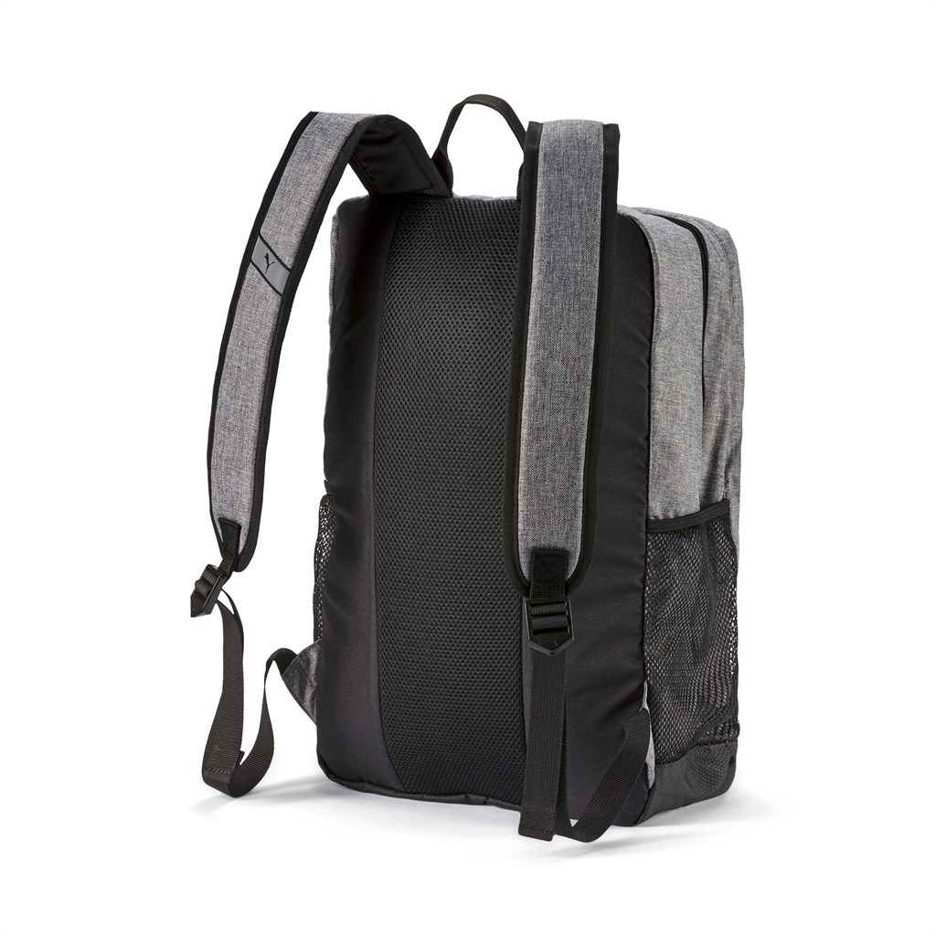 Medium Gray Heather Puma Square Men's Backpack | 4701CNDAI