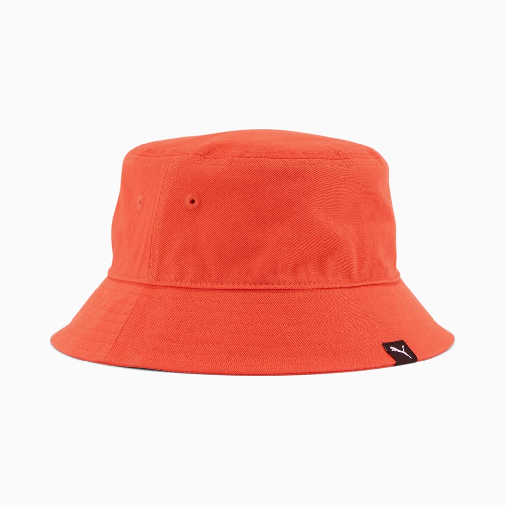 Medium Red Puma PUMA NYC Laurel Bucket Women's Hat | 2071CBVMS