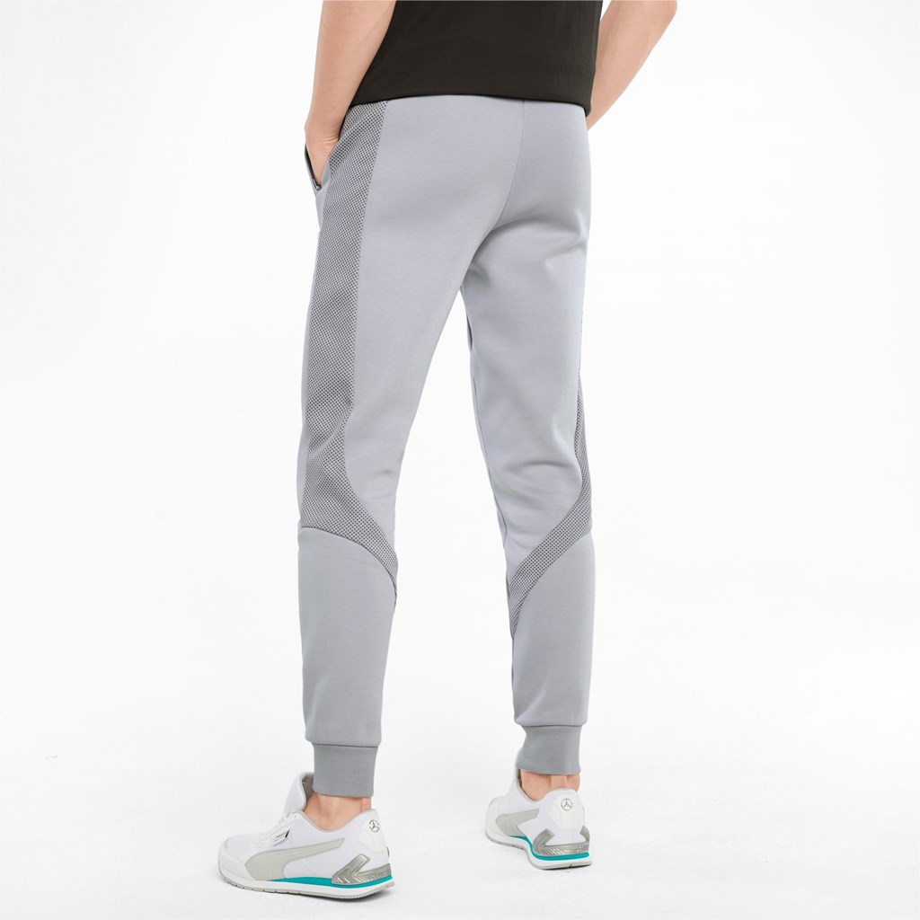 Mercedes Team Silver Puma Mercedes F1 Men's Sweatpants | 4825UYXDL