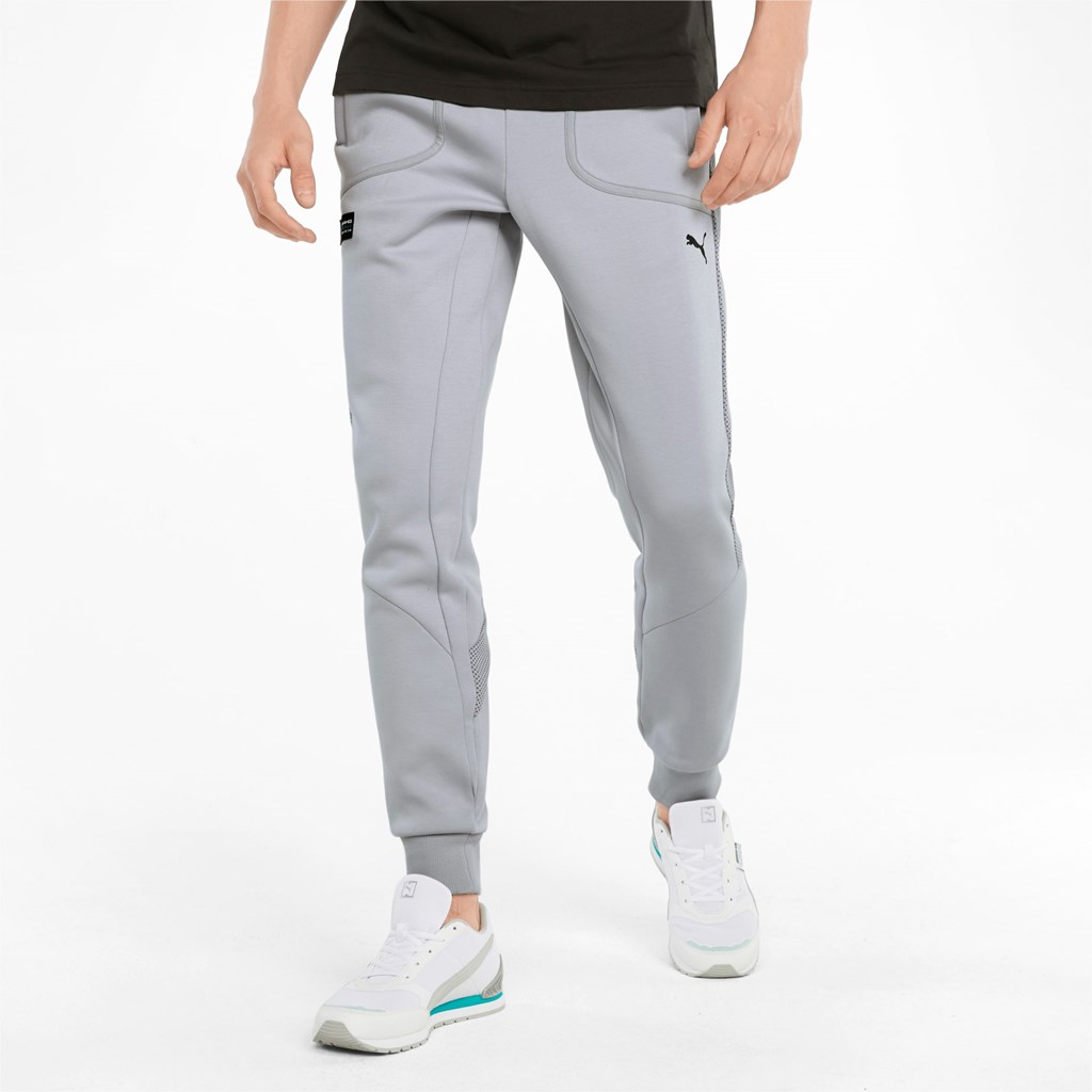 Mercedes Team Silver Puma Mercedes F1 Men\'s Sweatpants | 4825UYXDL