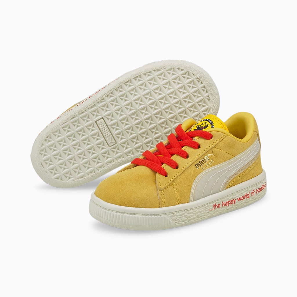 Mimosa / Whisper White Puma PUMA x HARIBO Suede Triplex Toddler Girls' Sneakers | 1520EVFDL