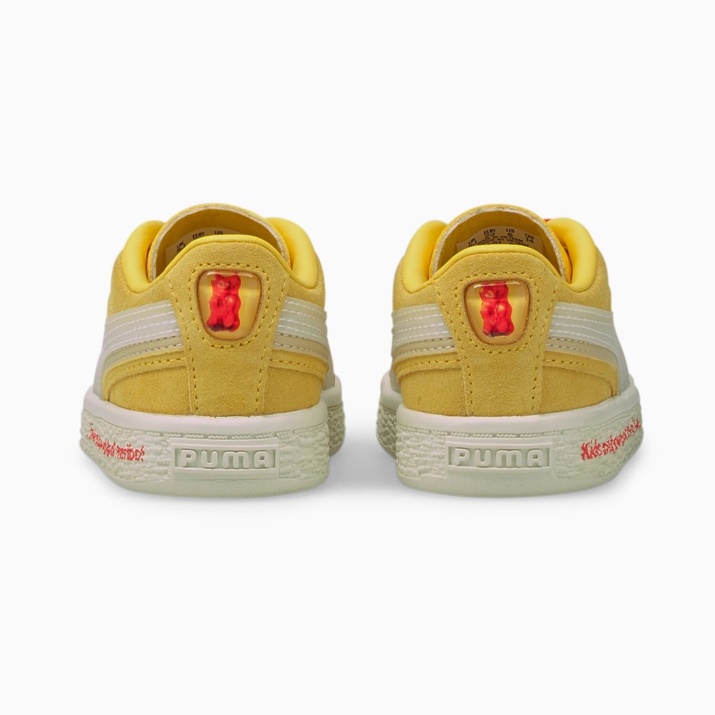 Mimosa / Whisper White Puma PUMA x HARIBO Suede Triplex Toddler Girls' Sneakers | 1520EVFDL