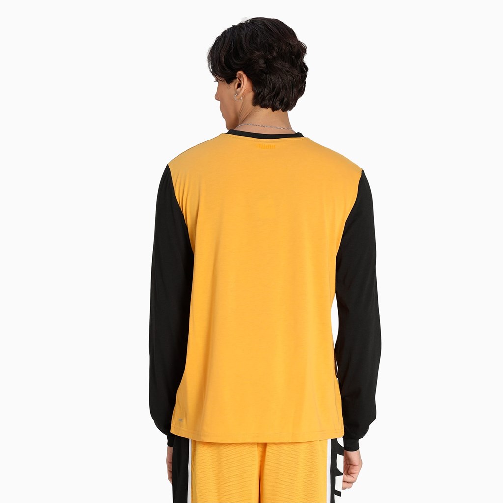 Mineral Yellow / Black Puma Splash Shooting Men's Shirt | 1234NGVZY