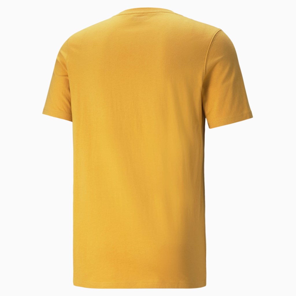 Mineral Yellow Puma 4th Quarter Basketball Men's Tee | 2894JRZMI