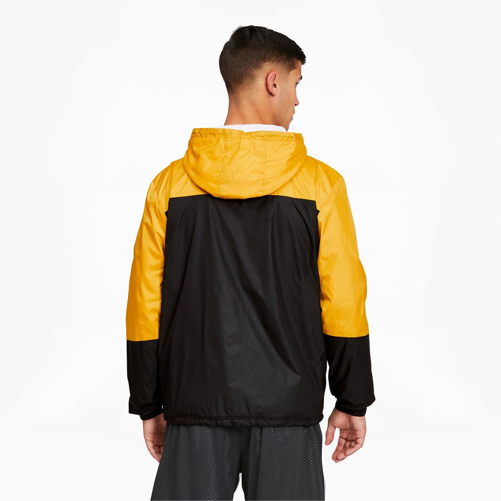 Mineral Yellow Puma MVP Men's Windbreaker | 0968IDWTB