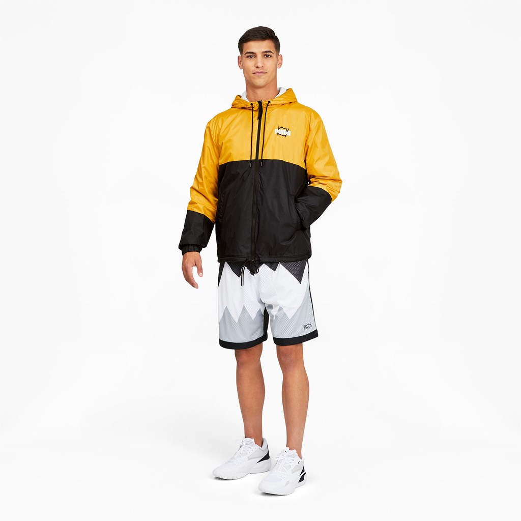 Mineral Yellow Puma MVP Men's Windbreaker | 0968IDWTB