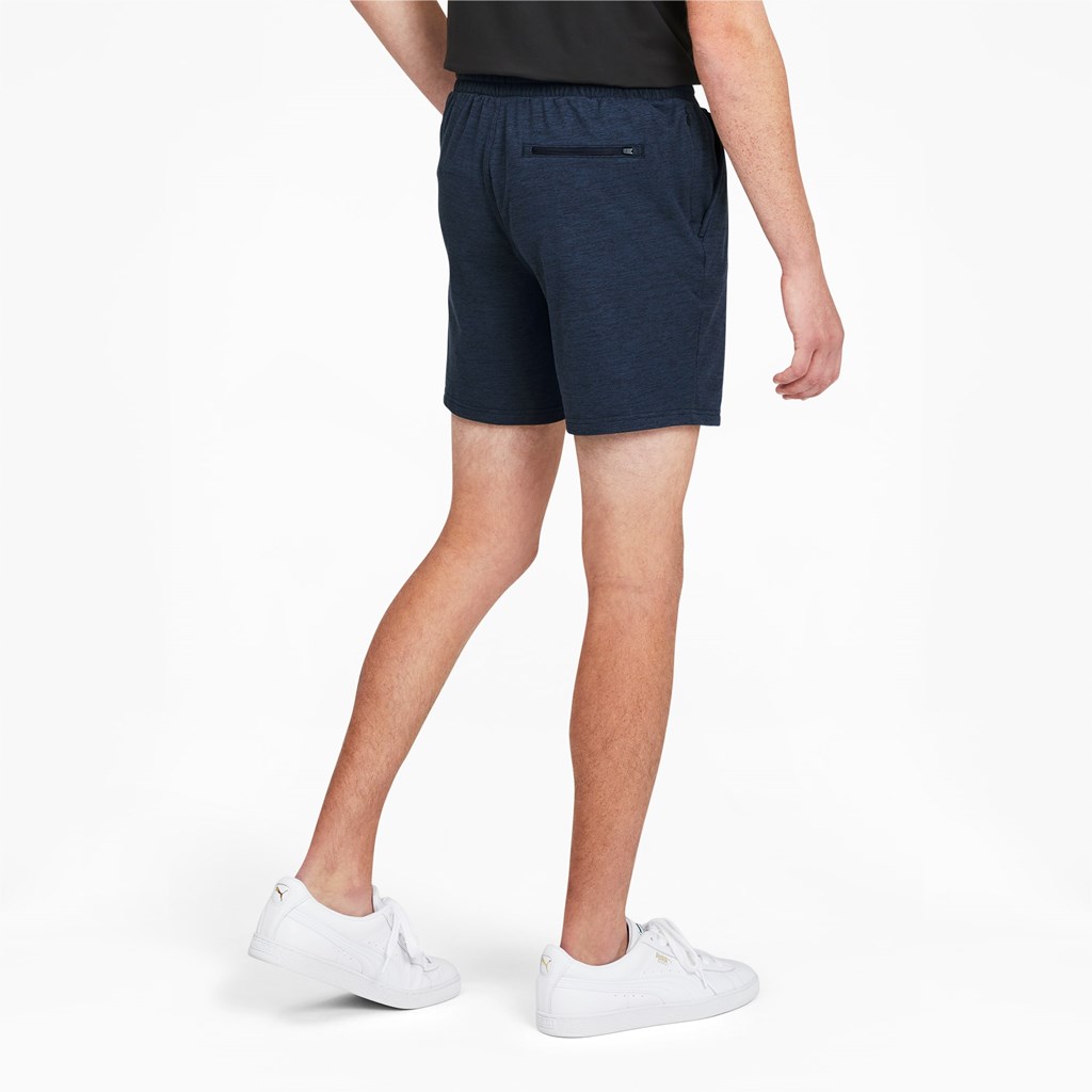 Navy Blazer Heather Puma CLOUDSPUN GRYLBL Golf Men's Shorts | 2470LOIWG