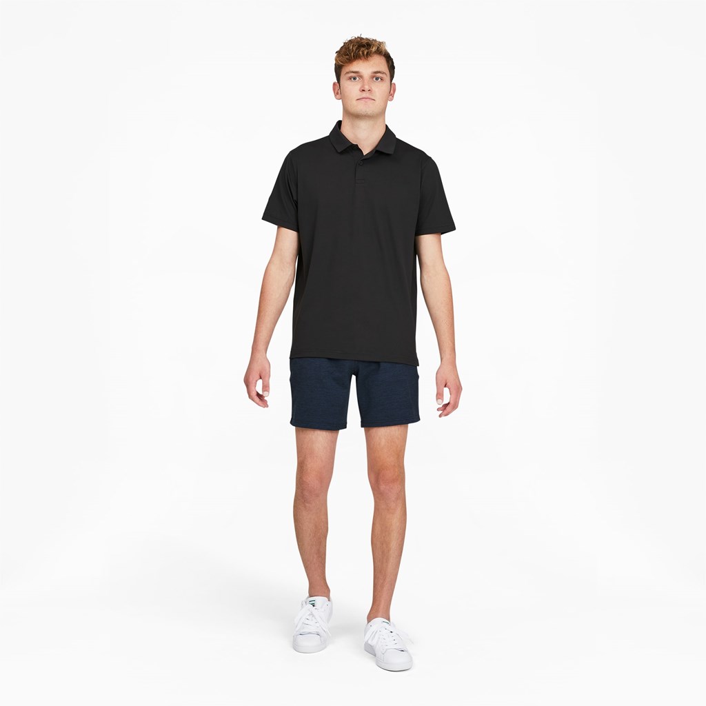 Navy Blazer Heather Puma CLOUDSPUN GRYLBL Golf Men's Shorts | 2470LOIWG