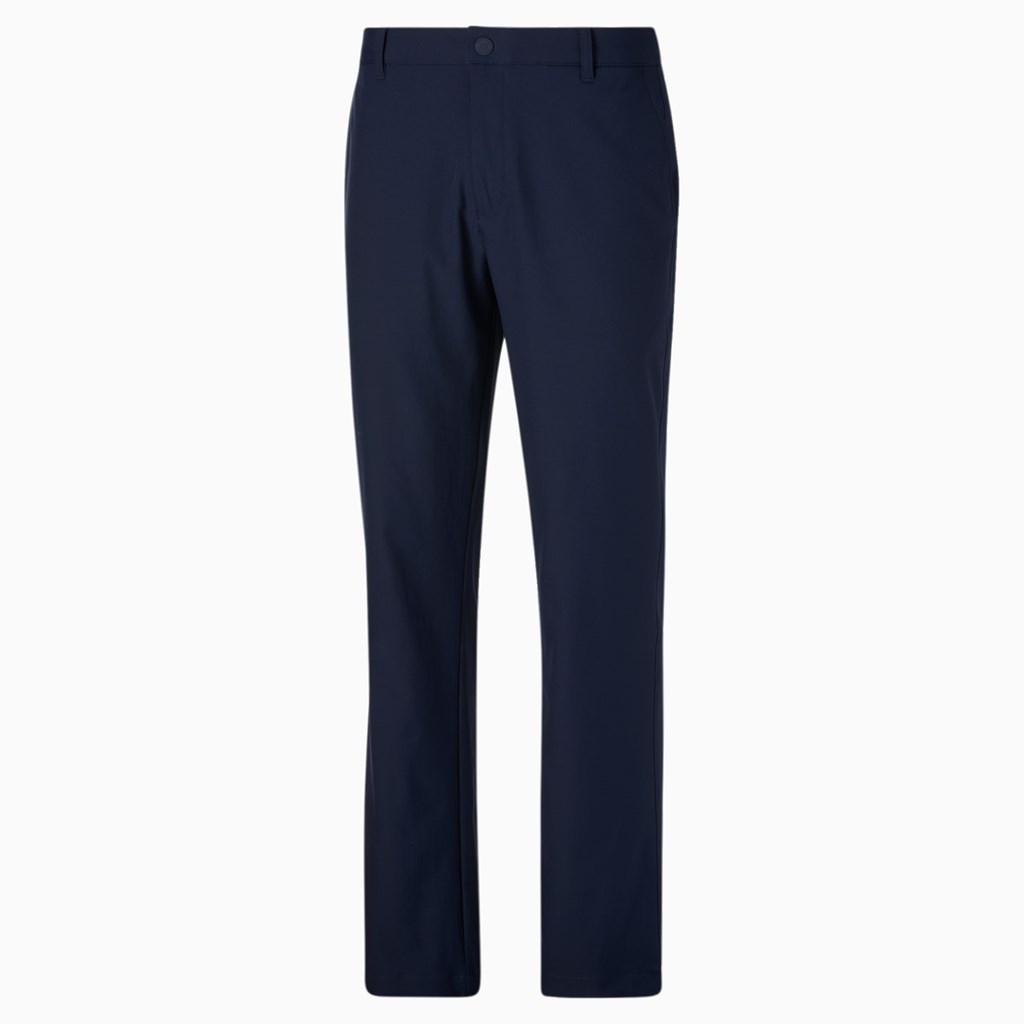 Navy Blazer Puma Jackpot Golf Men\'s Pants | 5129TVLDO