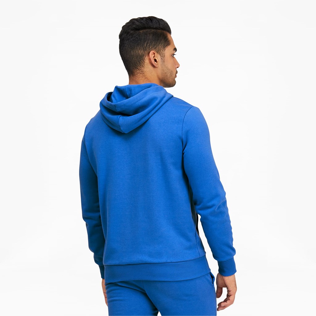 Nebulas Blue Puma Dazed Classics Logo Men's Hoodie | 6543RSKZT