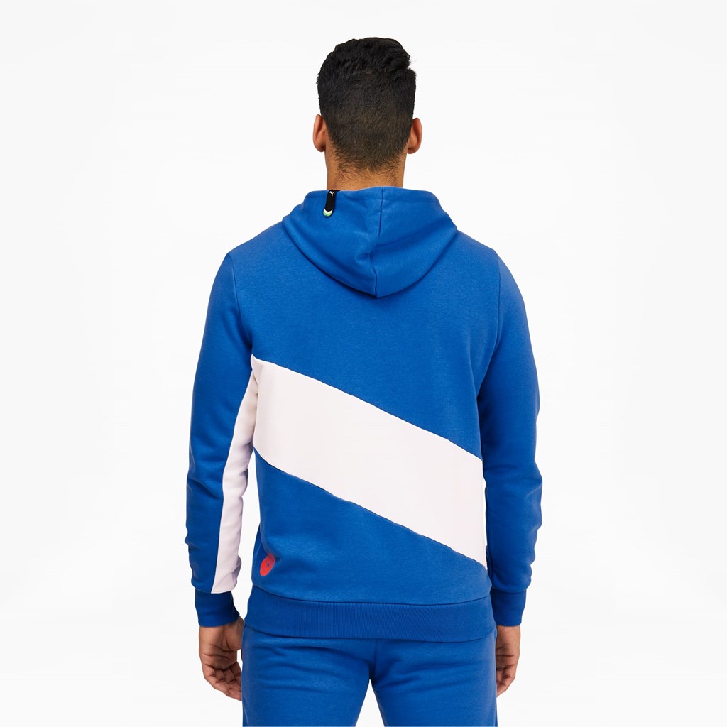 Nebulas Blue Puma Dazed INTL Training Men's Hoodie | 8952AFHLW