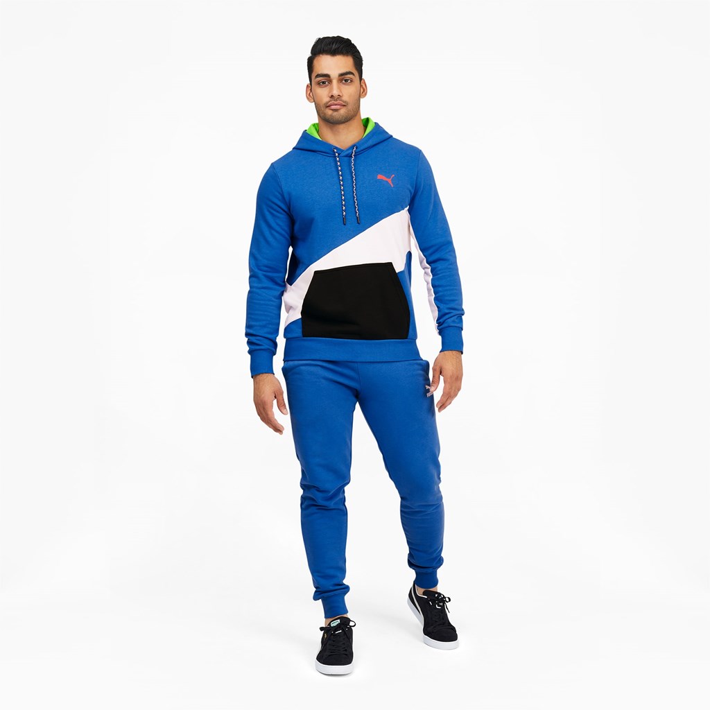 Nebulas Blue Puma Dazed INTL Training Men's Hoodie | 8952AFHLW