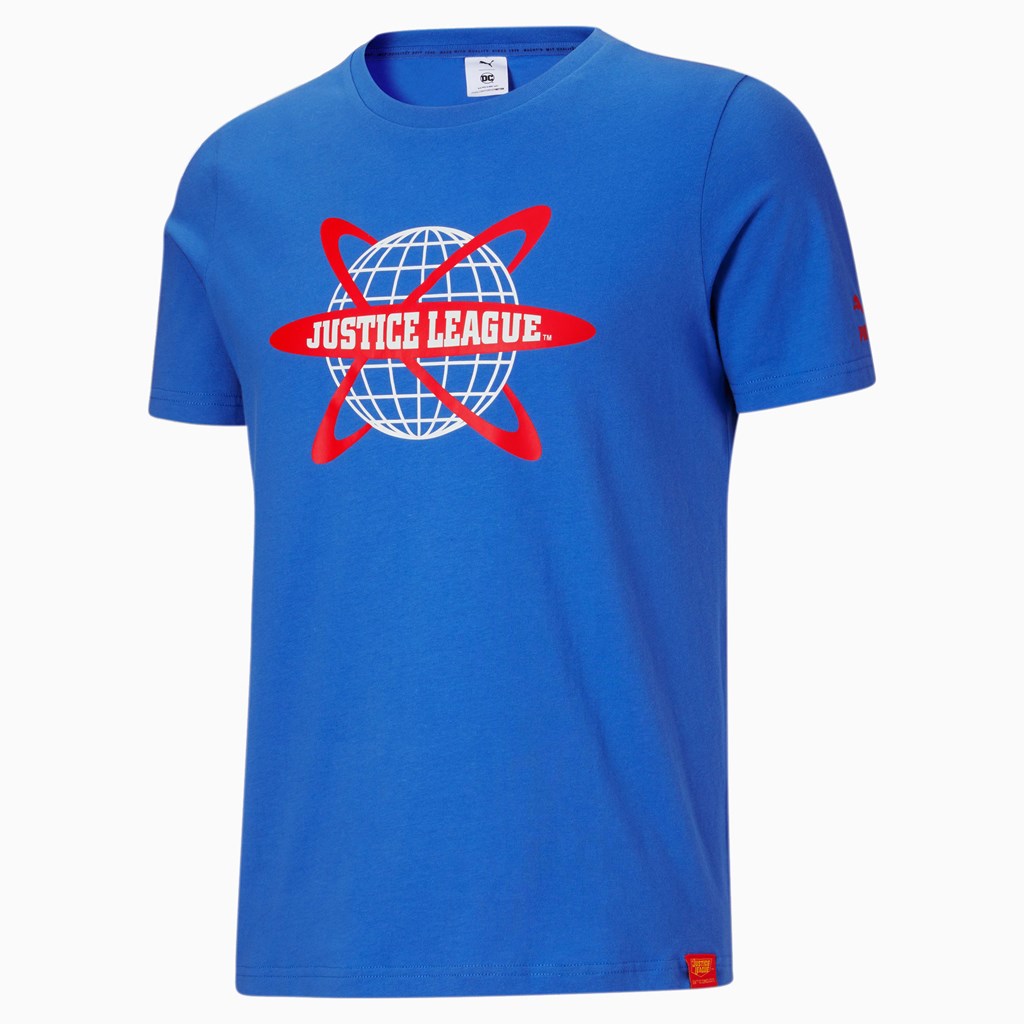 Nebulas Blue Puma PUMA x DC Justice League Men\'s Tee | 9078JXSZA