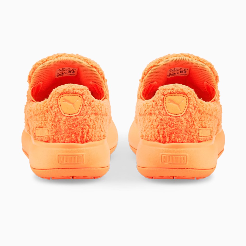 Neon Citrus Puma Suede Mayu Slip-On Teddy  Women's Shoes | 0645OGLRM