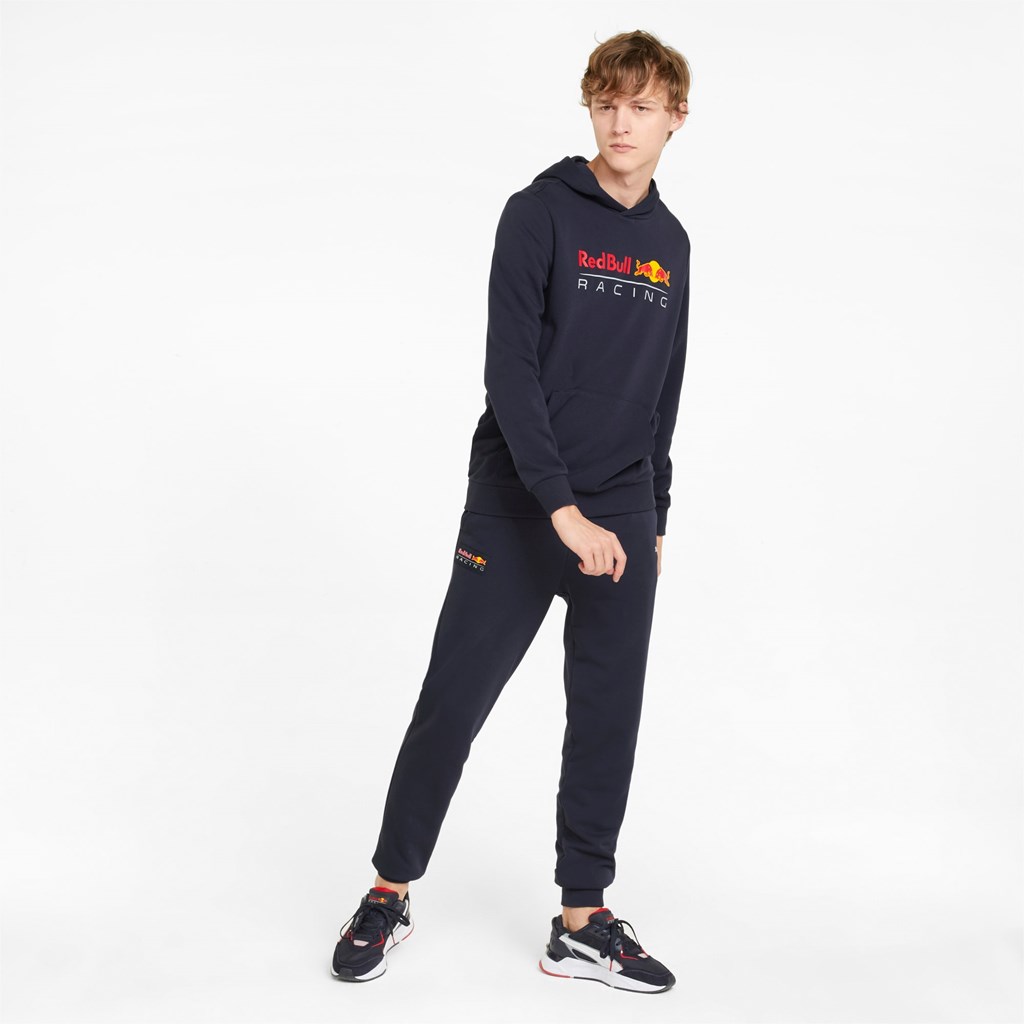 Night Sky Puma Red Bull Racing Essentials Men's Hoodie | 8127ETXZI