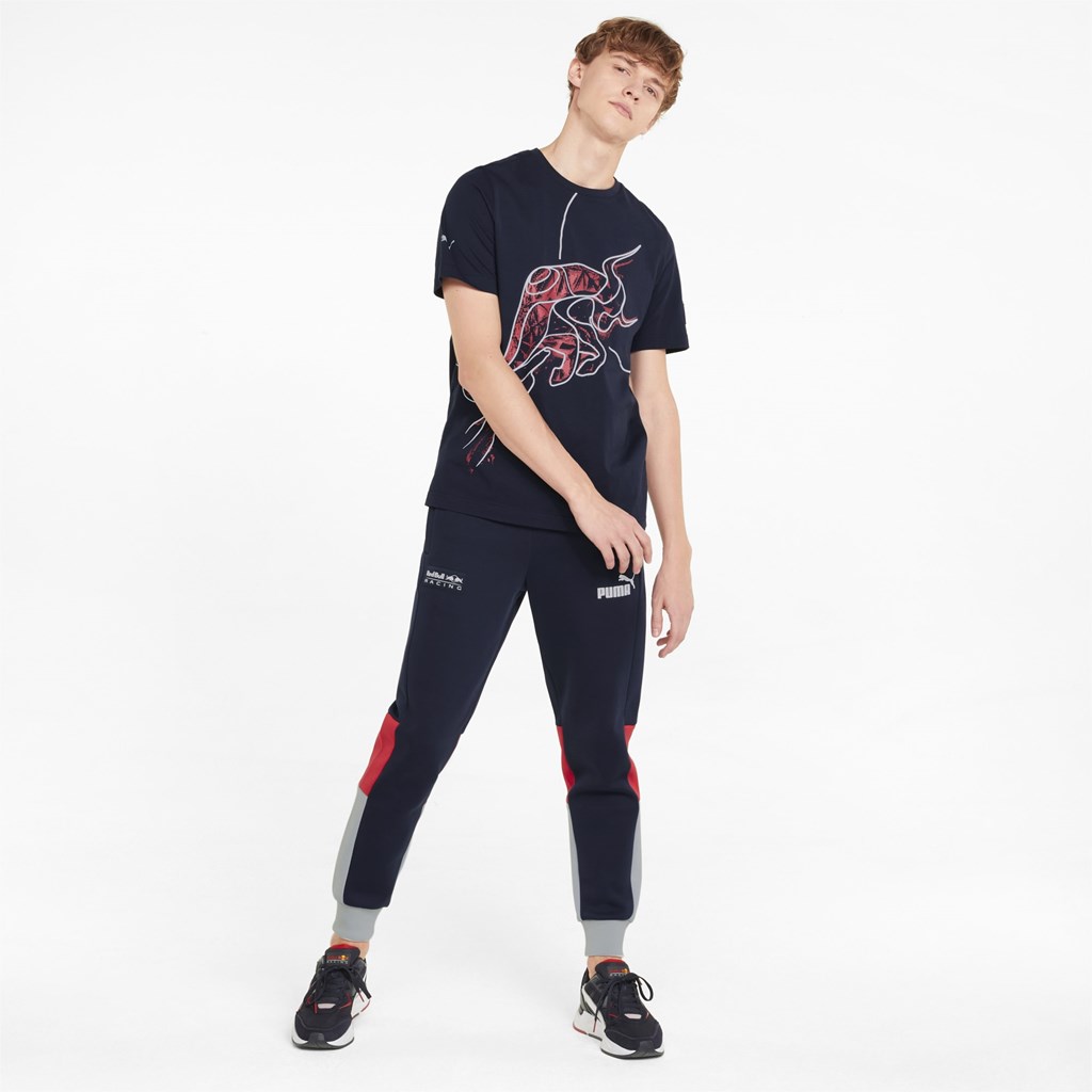 Night Sky Puma Red Bull Racing SDS Track Men's Pants | 7324VHWTD