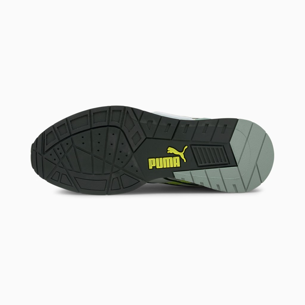 Nimbus Cloud / Quarry / Yellow Alert Puma Mirage Tech Men's Sneakers | 8231MWRJF