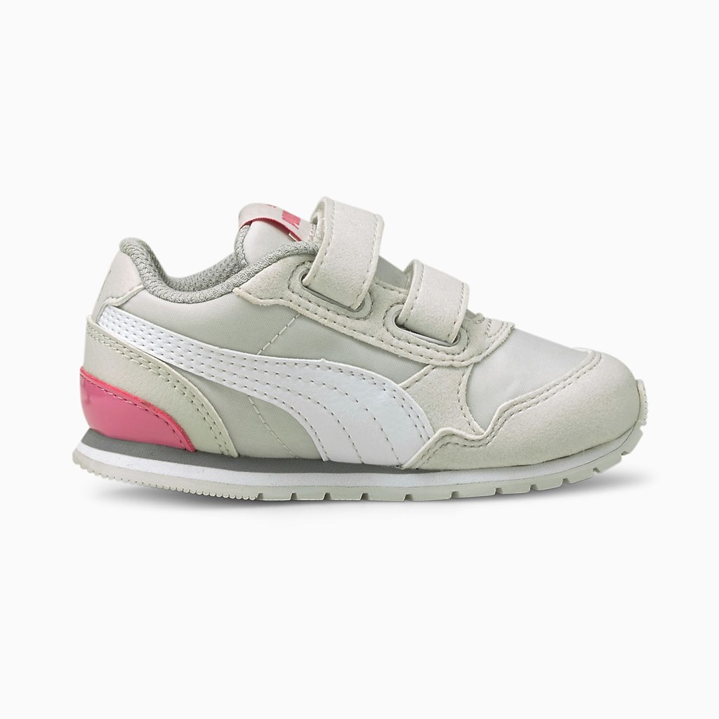 Nimbus Cloud / White / Sachet Pink Puma St Runner V2 V Toddler Girls' Sneakers | 3658NMVYE