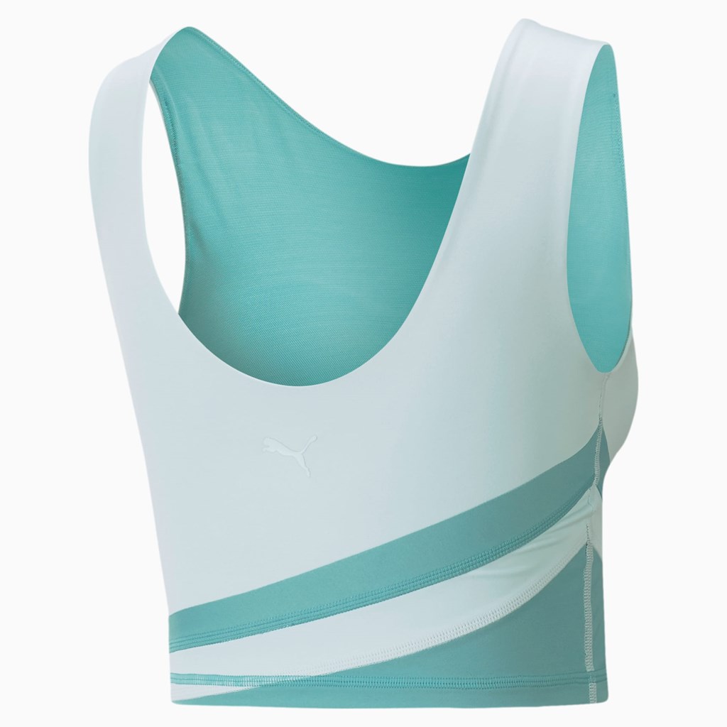 Nitro Blue Puma EVERSCULPT Fitted Training Women's Tank Top | 2640OLMBX