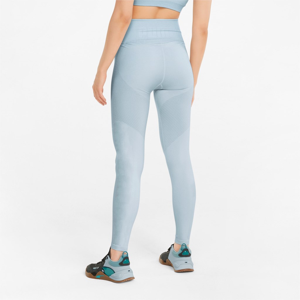 Nitro Blue White Puma FormKnit Seamless High Waist 7/8 Training Women's Leggings | 1426JOANI