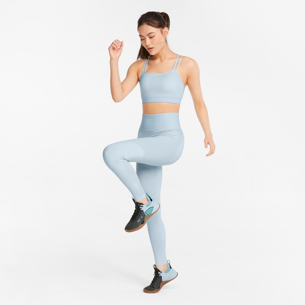 Nitro Blue White Puma FormKnit Seamless High Waist 7/8 Training Women's Leggings | 1426JOANI