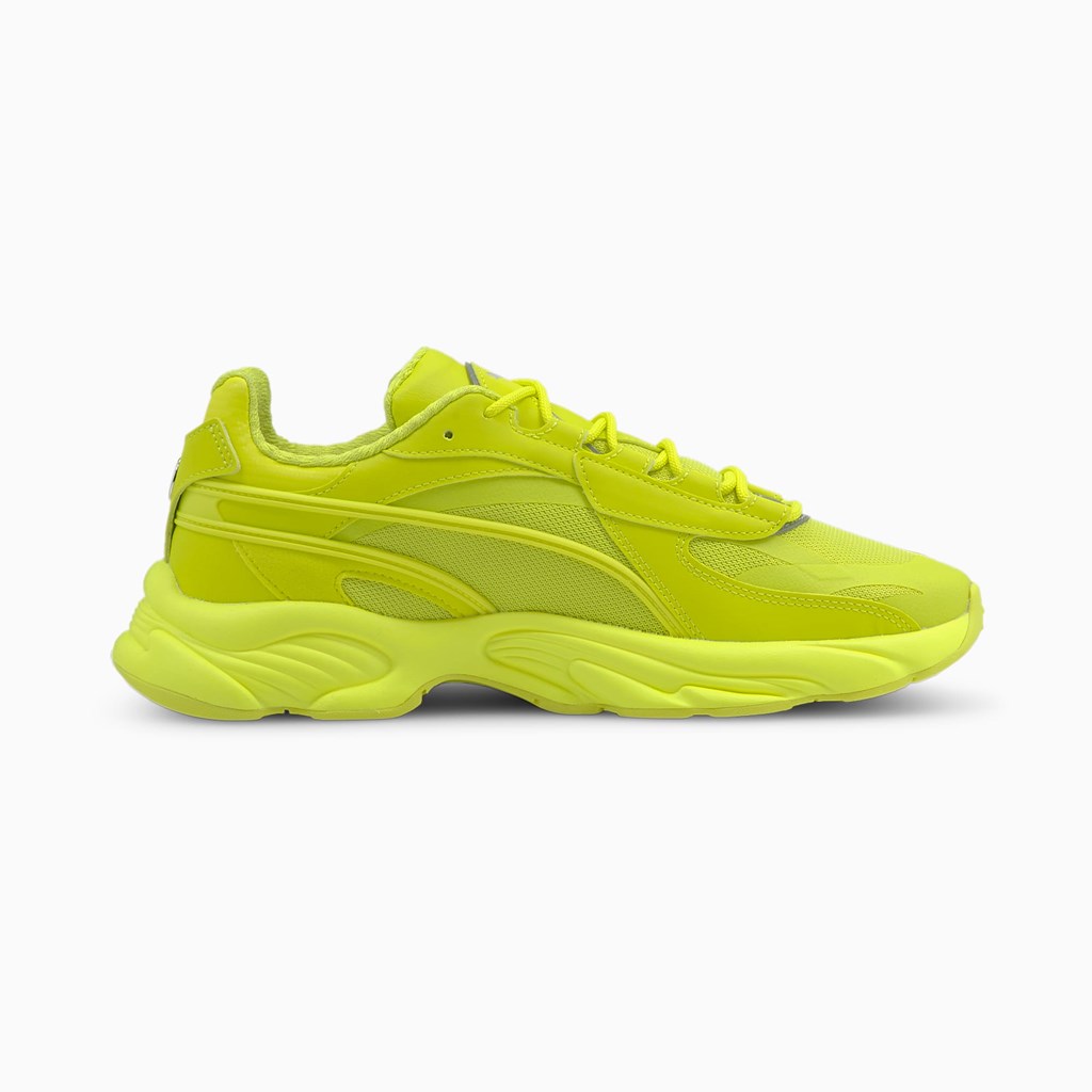 Nrgy Yellow / Nrgy Yellow / Nrgy Yellow Puma Mercedes F1 RS Connect Motorsport Men's Shoes | 8061QOFRP