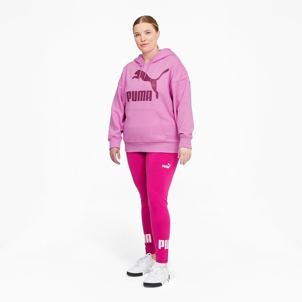 Opera Mauve Puma Classics Logo PL Women's Hoodie | 2358XPQTG