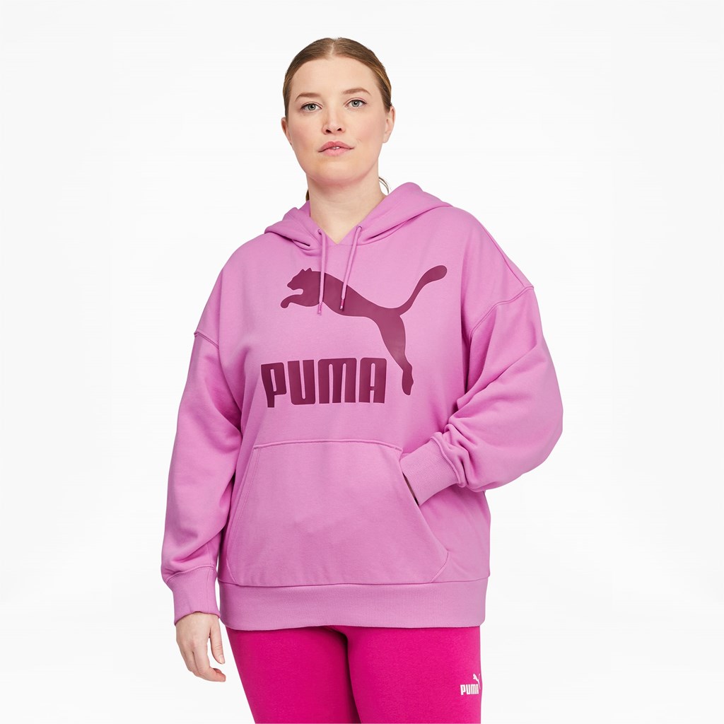 Opera Mauve Puma Classics Logo PL Women\'s Hoodie | 2358XPQTG