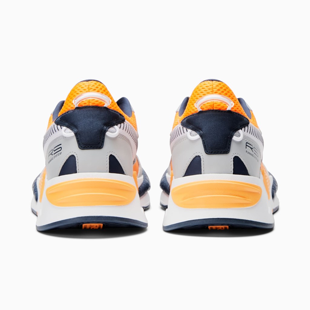 Orange Glow / Glacial Blue / Spellbound White Puma RS-Z Orange Campus Women's Sneakers | 0294SOVAJ